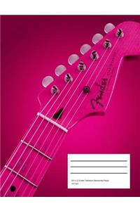 Guitar Tablature Manuscript Paper - 200 Page Book 8.5 x 11 - Guitar Tab Notebook