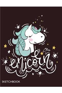 Unicorn sketchbook
