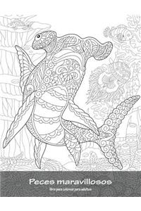 Peces maravillosos libro para colorear para adultos 1
