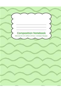 Composition Notebook Wide Ruled 120 pages