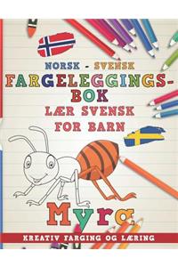 Fargeleggingsbok Norsk - Svensk I L