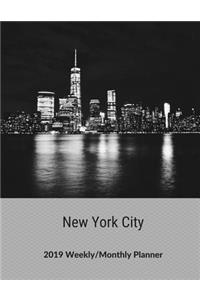 New York City 2019 Weekly/Monthly Planner