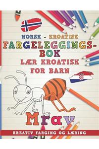 Fargeleggingsbok Norsk - Kroatisk - L
