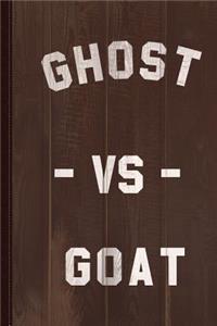 Ghost Vs Goat Journal Notebook