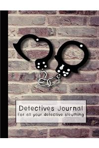 Detectives Journal for All Your Detective Sleuthing