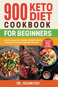 900 Keto Diet Cookbook for Beginners