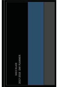 Basic Black 2017-2018 Day Planner