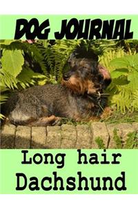 Dog Journal Long Hair Dachshund