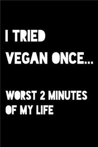 I Tried Vegan Once... Worst 2 Minutes Of My Life