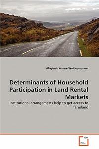 Determinants of Household Participation in Land Rental Markets