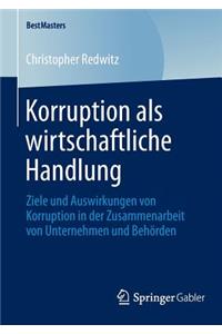 Korruption als wirtschaftliche Handlung