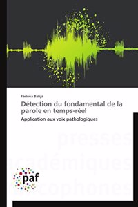 Détection Du Fondamental de la Parole En Temps-Réel