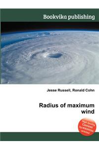 Radius of Maximum Wind