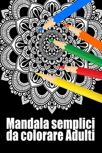 Mandala semplici da colorare adulti