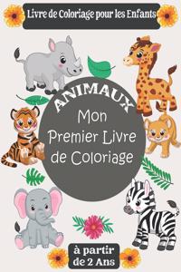 ANIMAUX Mon Premier Livre de Coloriage