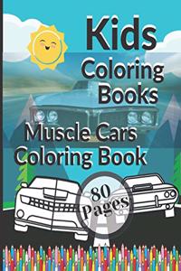 Kids Coloring Books Muscle Cars Coloring Book