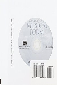 Finale Files for Analysis of Musical Form