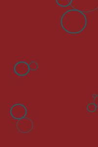 (Red) Elite Circle Personal Weekly Planner, 24 Months, Blank Write-in Journal.