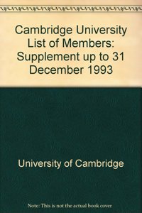 Cambridge University List of Members