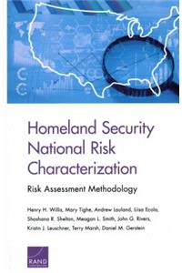 Homeland Security National Risk Characterization