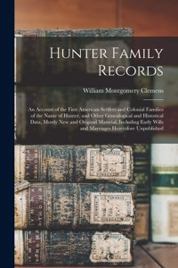 Hunter Family Records