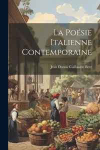 La Poésie Italienne Contemporaine