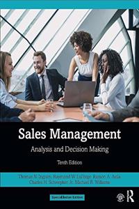 Sales Management: Analysis and Decision Making