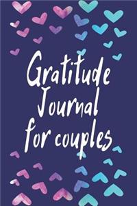 Gratitude Journal For Couples