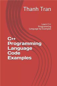 C++ Programming Language Code Examples