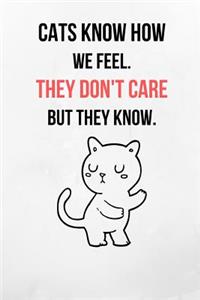 Cats Know How We Feel. They Don't Care But They Know.