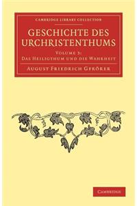 Geschichte Des Urchristenthums
