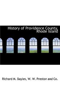 History of Providence County, Rhode Island