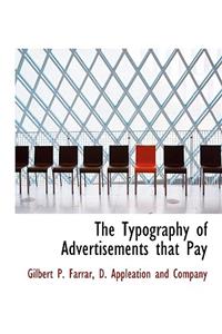The Typography of Advertisements That Pay