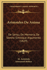 Aristoteles De Anima