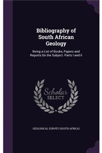 Bibliography of South African Geology