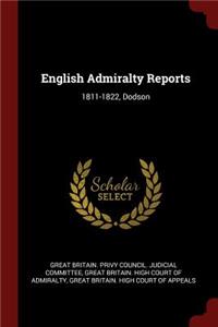English Admiralty Reports
