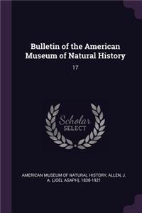 Bulletin of the American Museum of Natural History