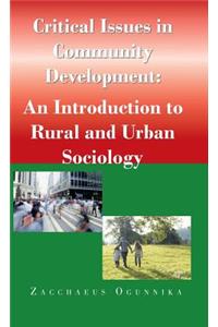 Critical Issues in Community Development