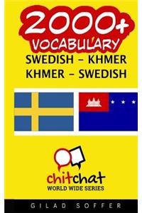 2000+ Swedish - Khmer Khmer - Swedish Vocabulary