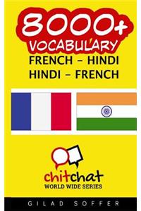8000+ French - Hindi Hindi - French Vocabulary