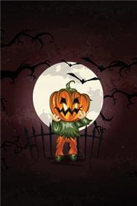 Full Moon Jack Scarecrow Notebook