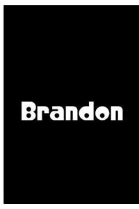 Brandon - Black Notebook / Extended Lined Pages / Soft Matte Cover