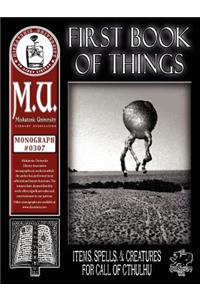 First Book of Things