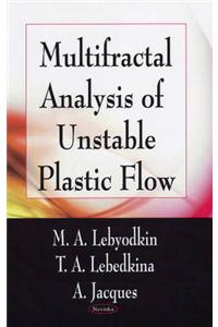 Multifractal Analysis of Unstable Plastic Flow