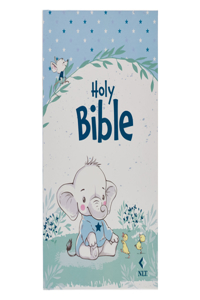 NLT Keepsake Holy Bible for Baby Boys Baptism Easter, New Living Translation, Blue