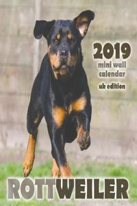 Rottweiler 2019 Mini Wall Calendar (UK Edition)