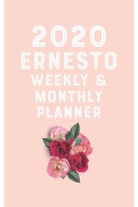ERNESTO planner 2020-2021, planner calendar 2020 for ERNESTO Monthly Weekly 2020 Planner A beautiful
