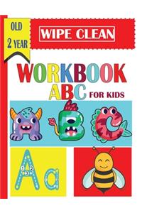 wipe clean workbook ABC for kids old 2 year
