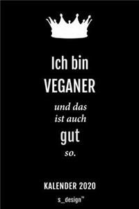 Kalender 2020 für Veganer