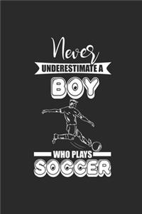 Never Underestimate A Boy Who Plays Soccer